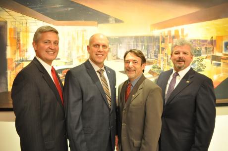 (From left) Second Vice President, San Diego County Supervisor Dave Roberts; President, Stanislaus County Supervisor Vito Chiesa; Immediate Past President, Contra Costa County Supervisor John Gioia; First Vice President, Amador County Supervisor Richard Forster.
