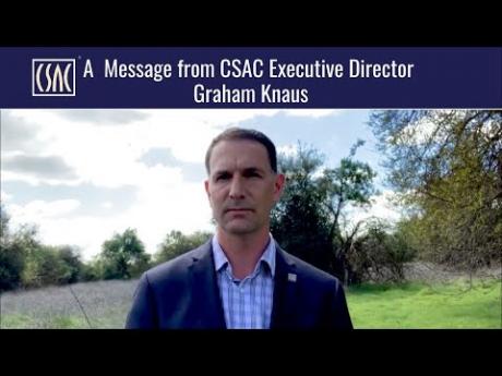 A message from CSAC Executive Director Graham Knaus