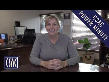 CSAC Power Minute: Darby Kernan Discusses the End of This Year’s Legislative Session