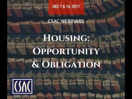 CSAC Webinar – Obligation: New Local Planning Requirements – December 14, 2017