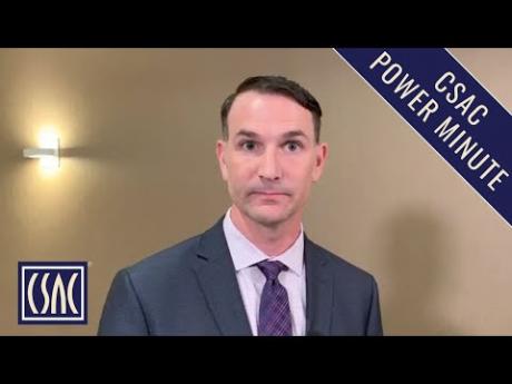 CSAC Power Minute: Graham Knaus Discusses the Governor’s 2019-20 State Budget Proposal
