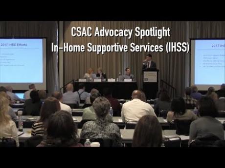 2017 CSAC Advocacy Spotlight: In-Home Supportive Services (IHSS)