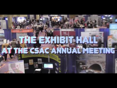 The Exhibit Hall at the CSAC Annual Meeting