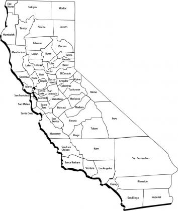 California County Map California State Association Of Counties