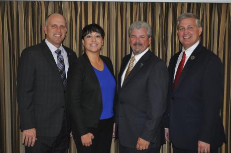 (From L) Stanislaus County Supervisor Vito Chiesa, Kern County Supervisor Leticia Perez, Amador County Supervisor Richard Forster and San Diego County Supervisor Dave Roberts