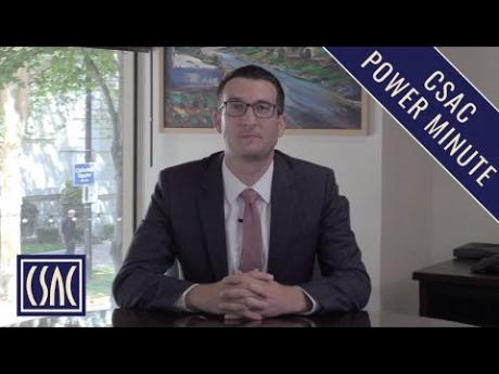 CSAC Power Minute: 2019-20 Budget and Homelessness