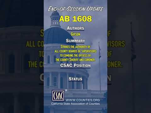 CSAC’s End-of-Session Legislative Update for August 30, 2022 image