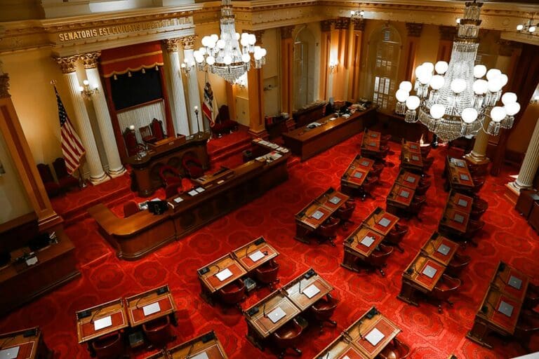 California state senate floor