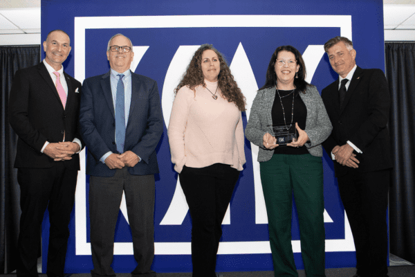 Solano County accepts the CSAC Challenge Award for their Behavioral Health Internship program.