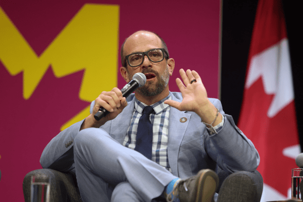 Merced County Supervisor Josh Pedrozo at the Federation of Canadian Municipalities (FCM) Annual Conference.